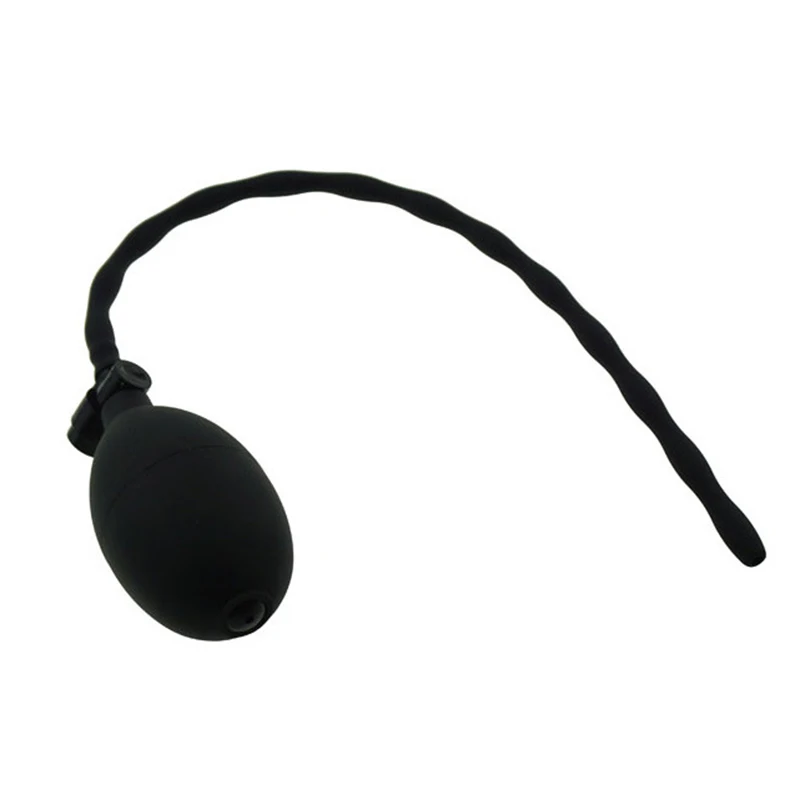 Inflatable Male Use Penis Plug Urethral Sound Horse Eye Stimulation Silicone Sounding Catheter Dilator Rod Sex Toys For Men | Красота и