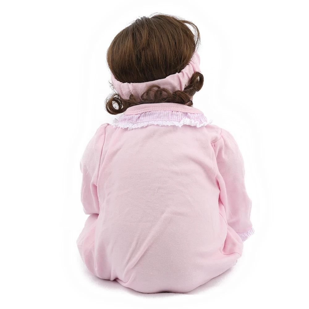 Куклы Новорожденные NPKDOLL 22 дюйма розовая одежда игрушки для девочек милые