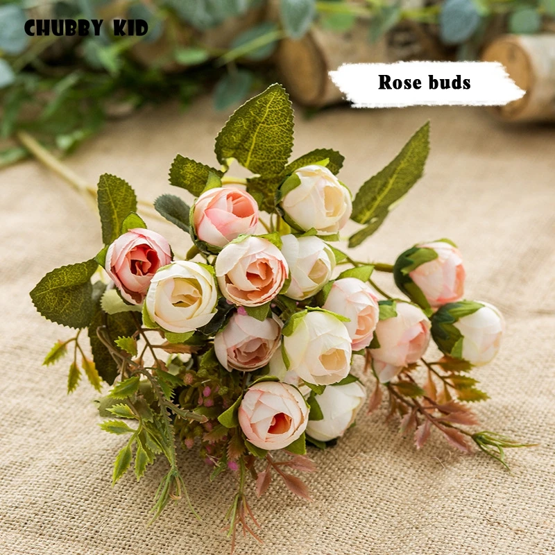 10 букетов в партии! Оптовая продажа Высокое качество Поддельные Маленький букет