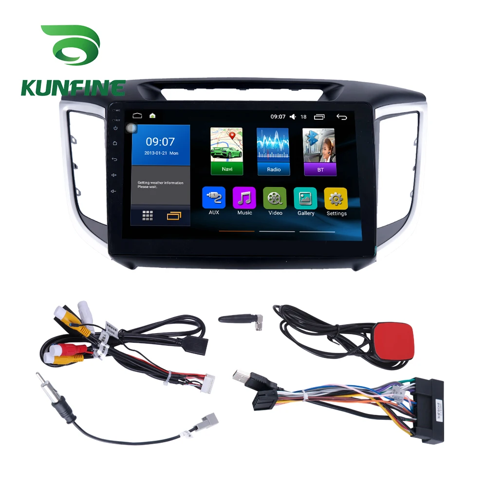 Восьмиядерный 1024*600 Android 8 1 автомобильный DVD GPS навигационный плеер Deckless стерео для