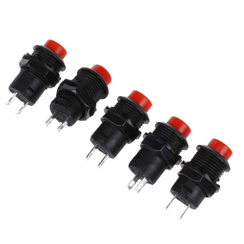 Push Button Switch 5 Pcs x Momentary Dash OFF-(ON) N/O Push-Button Car/Boat/Truck 9V/12V/24V Normally Open |