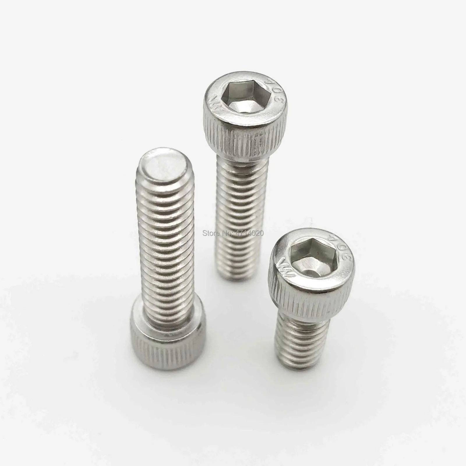 UNF 0 # 80 UNC 2 56 4 40 6 32 8 10 24 US грубая резьба 304 A2 шестигранный винт с шестигранной