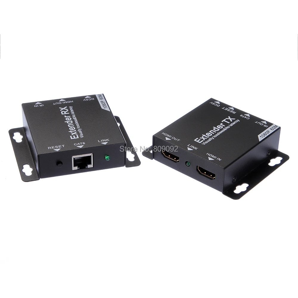Удлинитель HDMI 60 м RJ45 передатчик TX/RX с ИК по CAT6 Cat7 сетевой Ethernet Кабель поддержкой 1 3