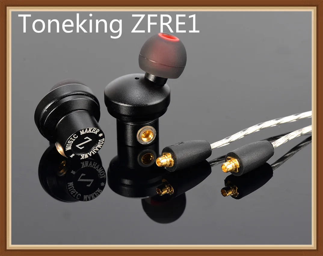 Наушники вкладыши Toneking Tomahawk MrZ ZFRE1 с динамическим драйвером металлические Hi Fi