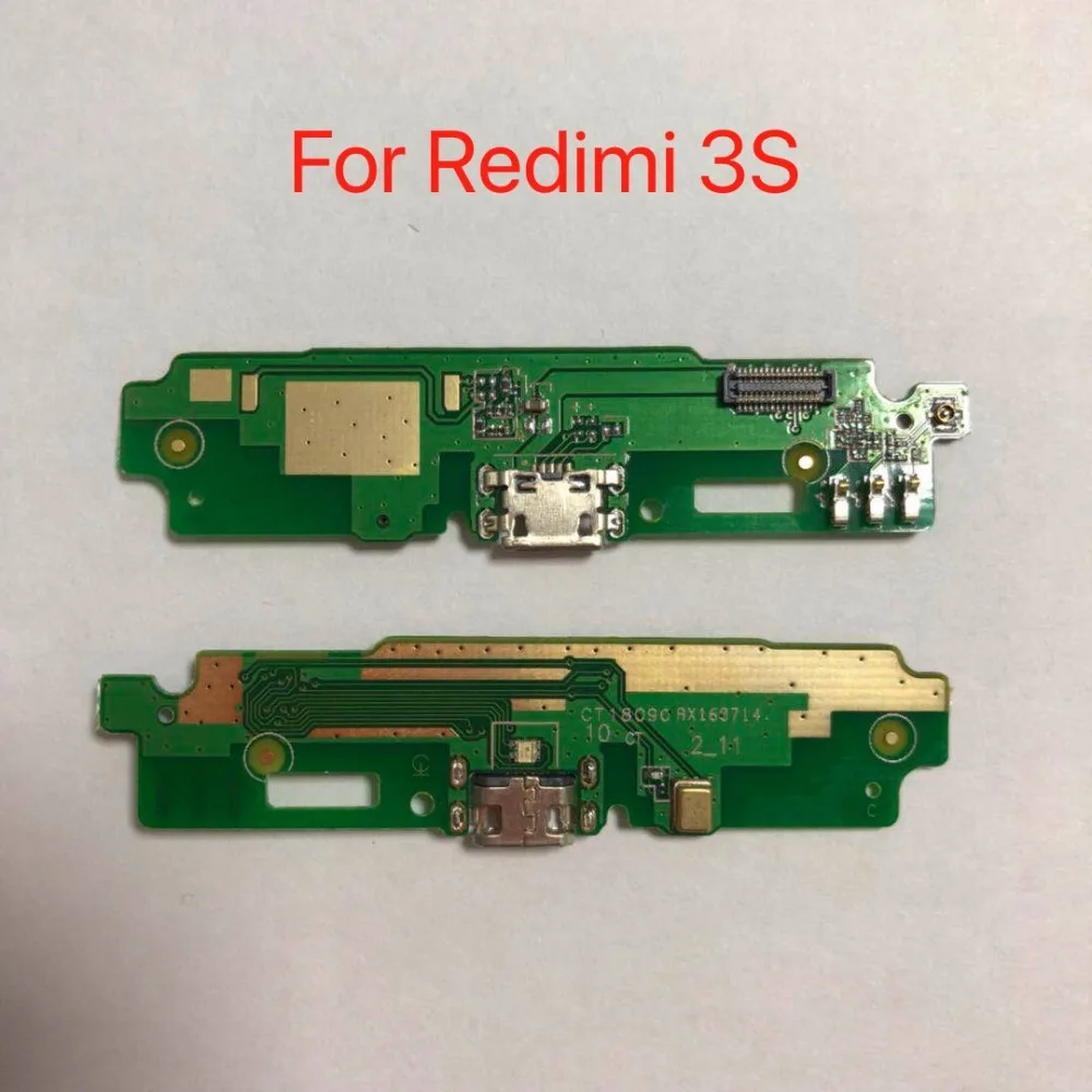 20 шт./лот USB док коннектор Redmi 3 S зарядный порт гибкий кабель для зарядного