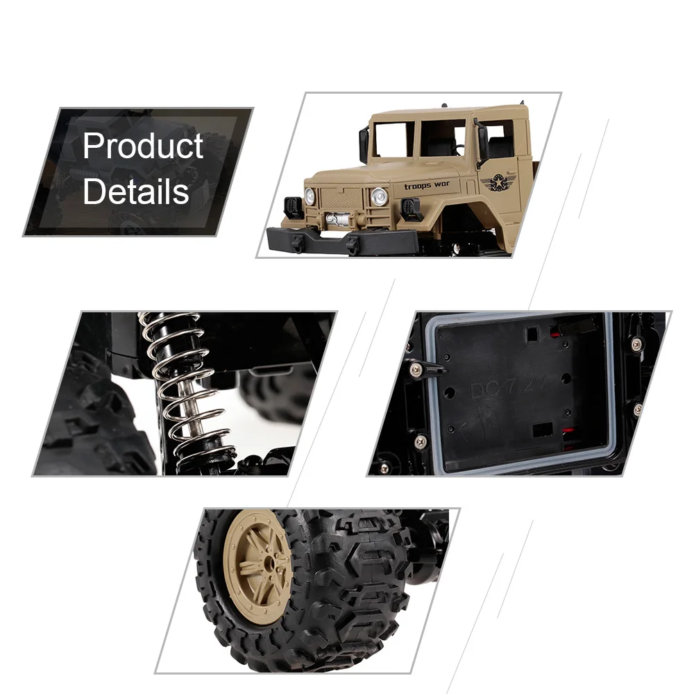 Флуоресцентный автомобиль ZEGAN ZG C1231WS 1/12 2 4G 4WD внедорожник RTR RC Электрический