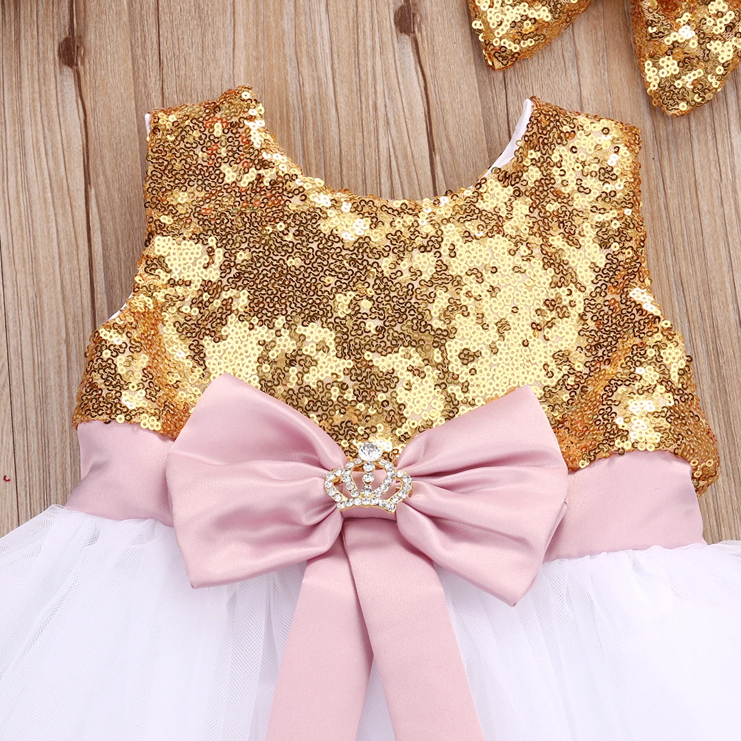 0-10Years Kid Baby Dress For Girls Princess Bow Tulle Tutu Party Wedding Birthday Fancy Dresses Costumes | Детская одежда и обувь