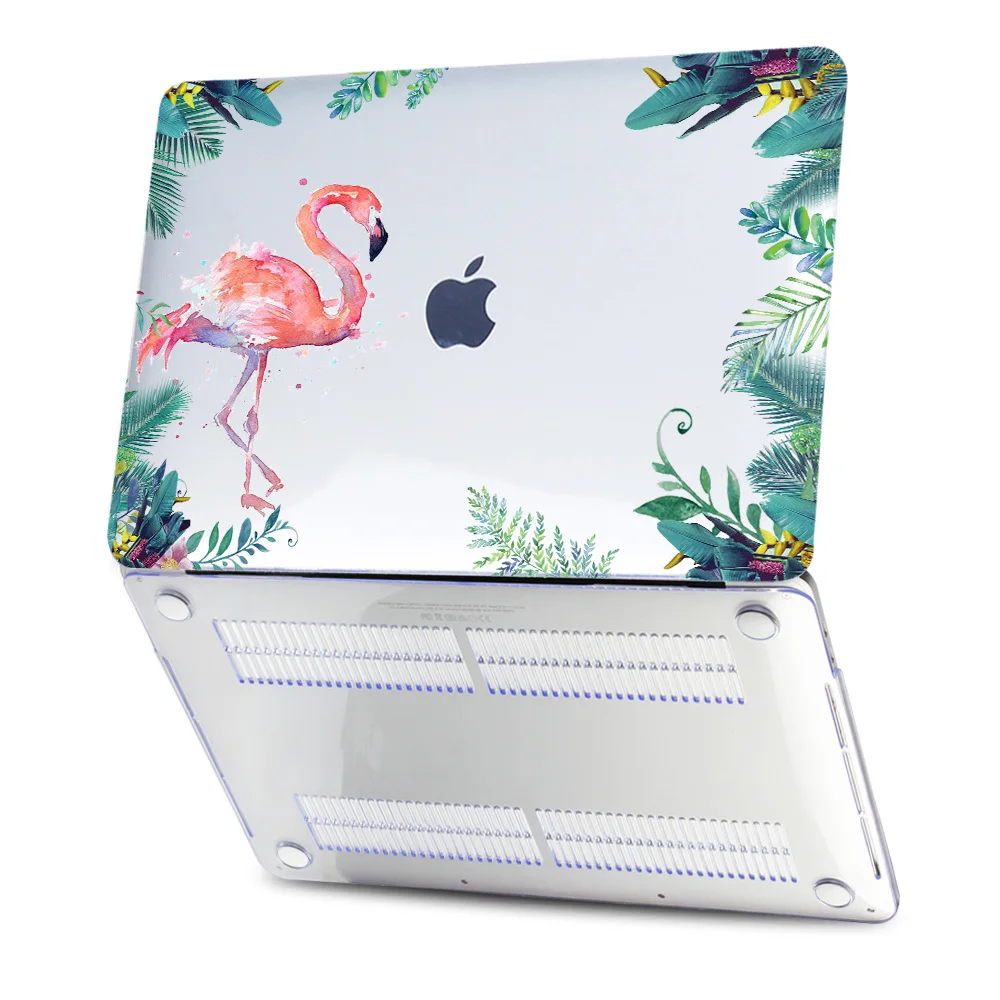 Redlai пластиковый жесткий чехол с принтом для Macbook Новый 12 &quotPro 13 15 Touch bar A1706 Air Pro retina
