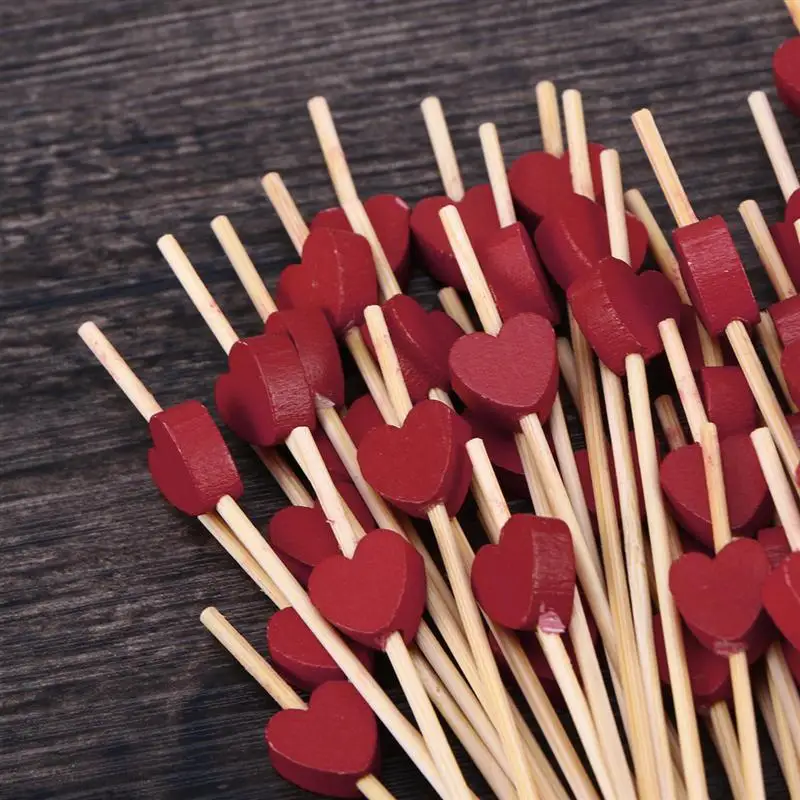 100 шт. 12 см коктейльные палочки ручной работы|Одноразовые вилки| |