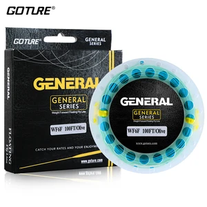 Леска нахлыстовая Goture GENERAL, 30 м100 футов WF 345678F, 7 цветов на выбор