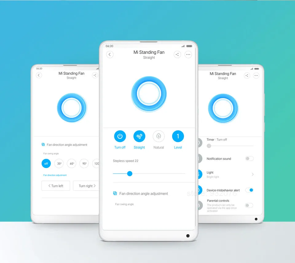 Беспроводной напольный вентилятор Xiaomi Smartmi Home с дистанционным управлением 100