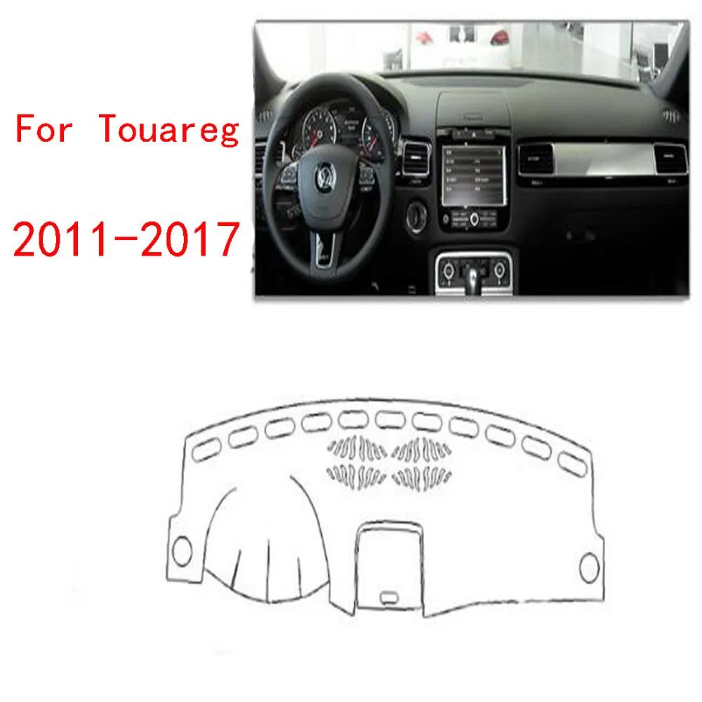 Dongzhen для VW Touareg 2011 до 2017 покрытие приборной панели автомобиля коврик Избегайте