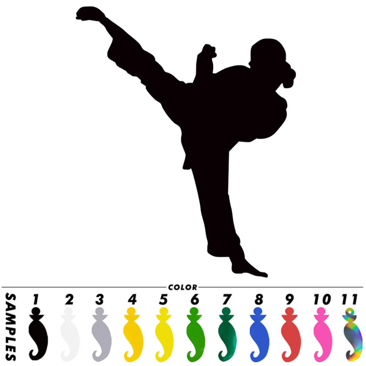 Chinese Kung Fu Master Legend Women Karate Taekwondo Sign Wall Home Glass Window Laptop Decal Vinyl Stickers | Автомобили и