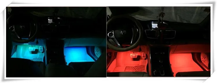 Горячий автомобиль Стайлинг Крытый окружающий светодиодный свет для volvo audi a6 a3 8p