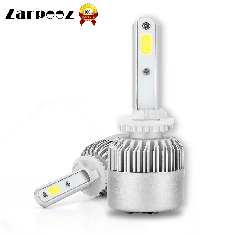 Zarpooz 2 шт./лот S2 светодиодный фар автомобиля 80 Вт 6000 k H1 H3 H4 H7 H8 H9 H11 880 881 9004 9005 9006 9007