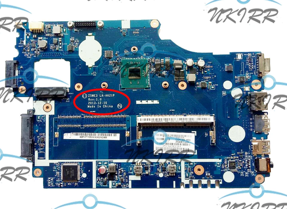 Z5WE3 LA A621P NB.C3A11.001 NBC3A11001 2955U DDR3 материнская плата для Aspire E1 510 510G 510P|Материнские платы