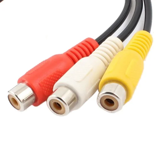 3 5 мм штекер на RCA Женский Аудио Видео AV кабель 22 см|Кабели HDMI| |