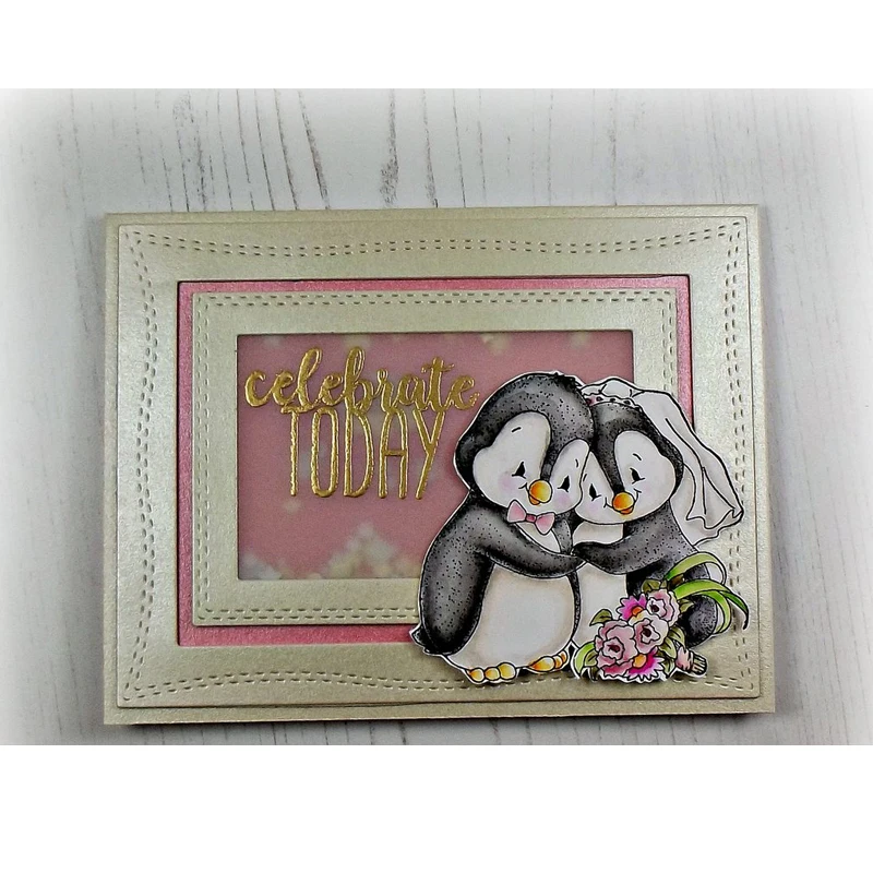 2019 Новый Прямоугольник шейкер маркер металлический Трафаретный вырубной штамп