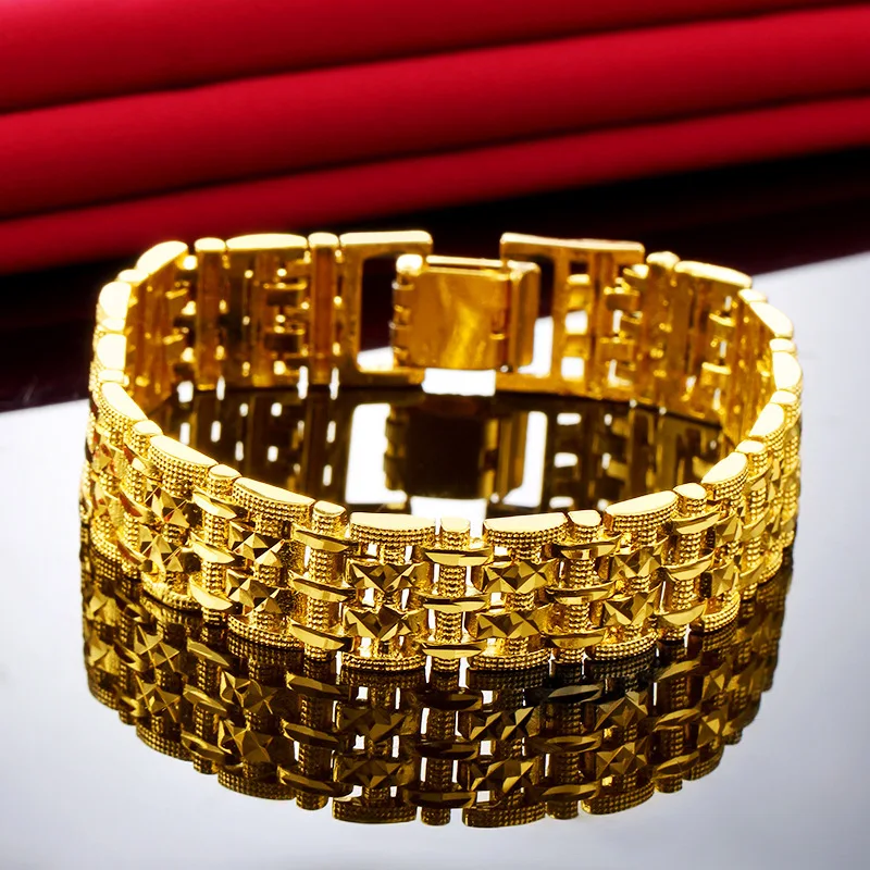 

Factory Price No Fade Plated Brass Bracelets Latest Gold Tanks Chain Necklace Designs Jewelry for Mens