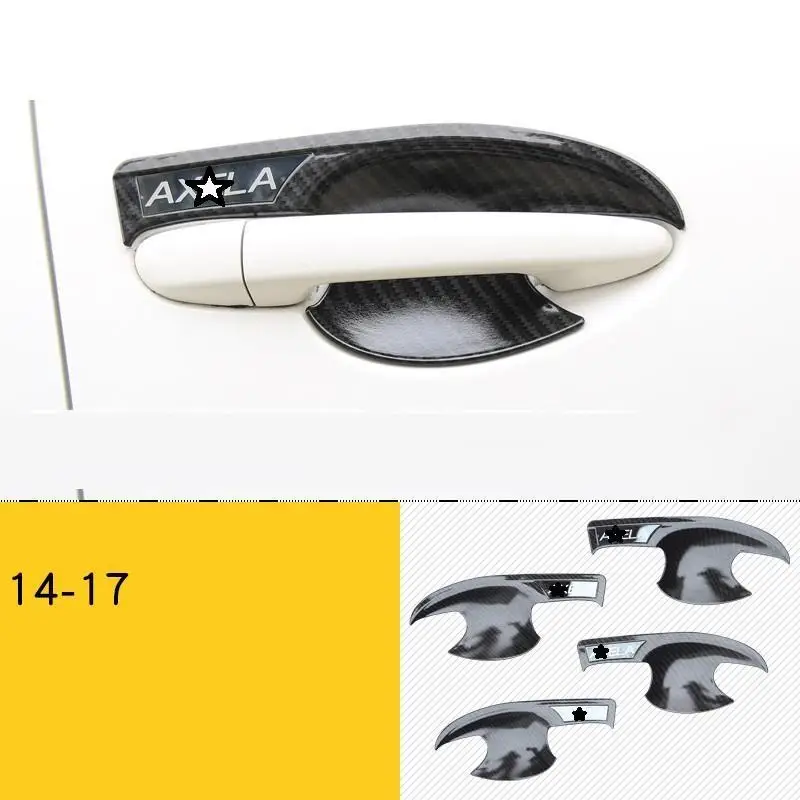 DEL# Modified Door Handle Exterior High-Grade Parts Trim Car Styling Bright Sequins Accessory 14 15 16 17 FOR Mazda Axela | Автомобили и