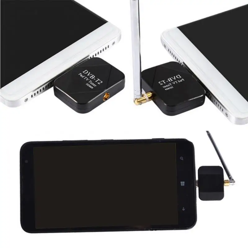 Мини микро USB тюнер ТВ приемник + антенна для смартфона Android планшета