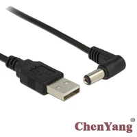 cy chenyang right angled 90 degree 5 5 x 2 1mm dc 5v power plug barrel connector charge to male usb 2 0 a type cable 80cm