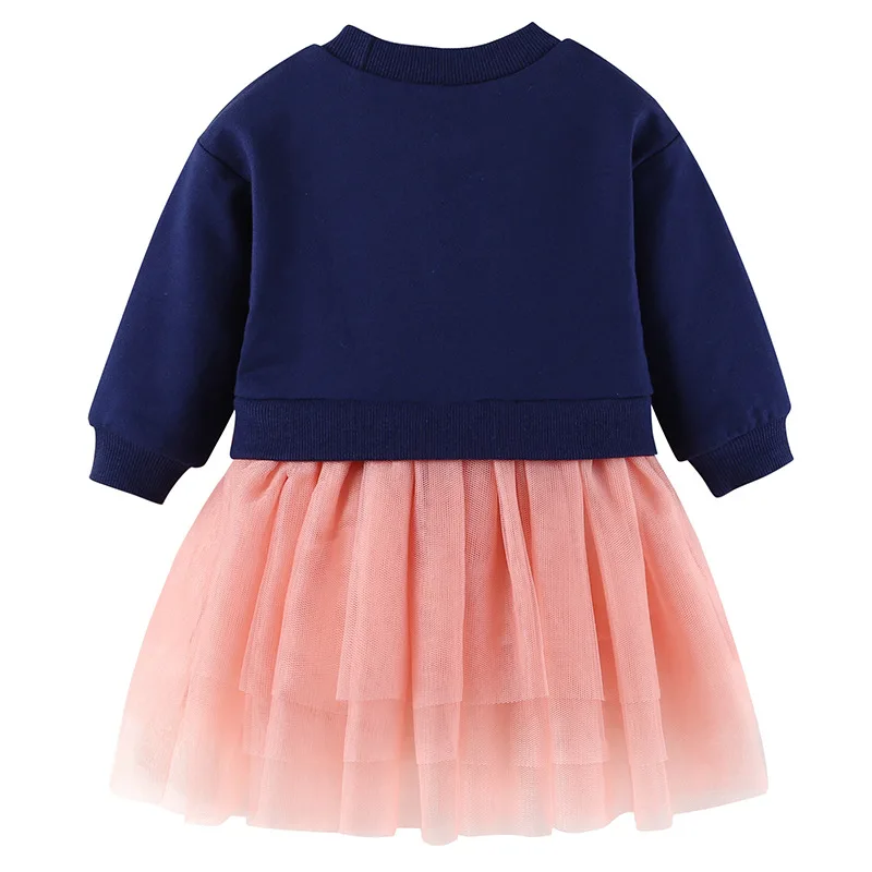 Infant Baby Girls Dress 2019 Spring Long Sleeve princess girls dress Cute Kids Clothes Toddler Party For 2 3 4 5 6 7 8 Yrs | Детская
