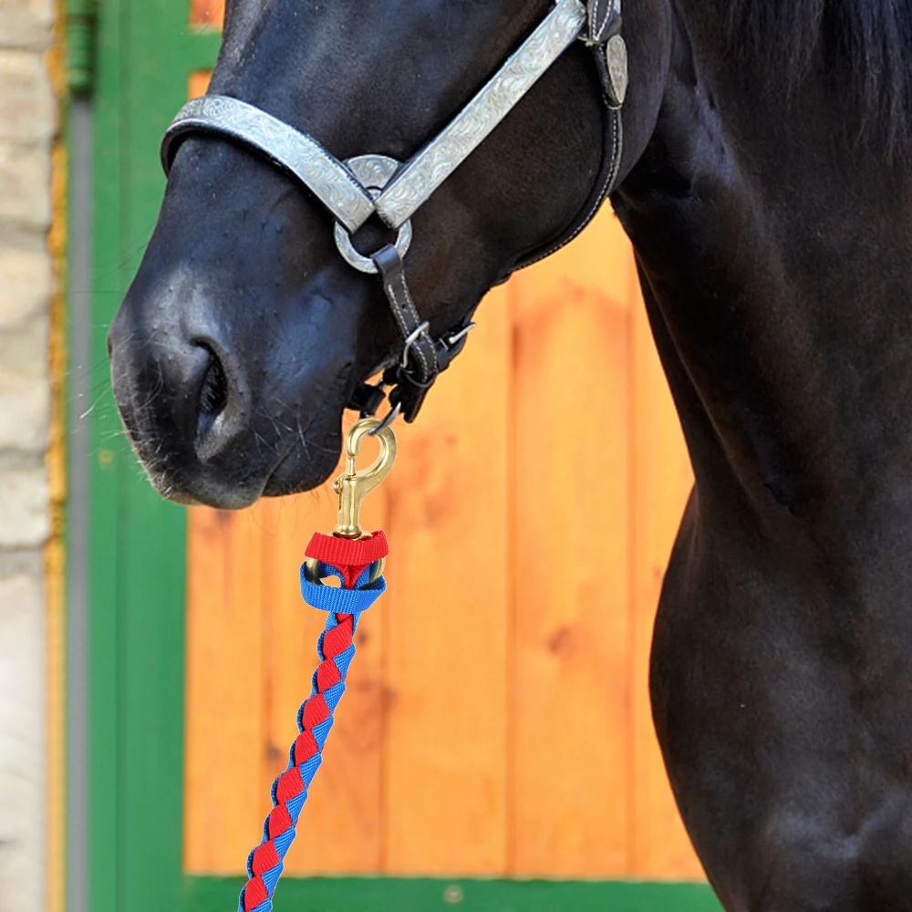 Высокое качество конский канат Halters с латунной защелкой тренировочная веревка