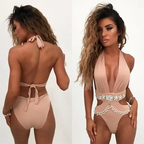 Fashion Women Swimsuit Push Up Ladies Bikini Swimwear Bathing One Piece Monokini | Спорт и развлечения