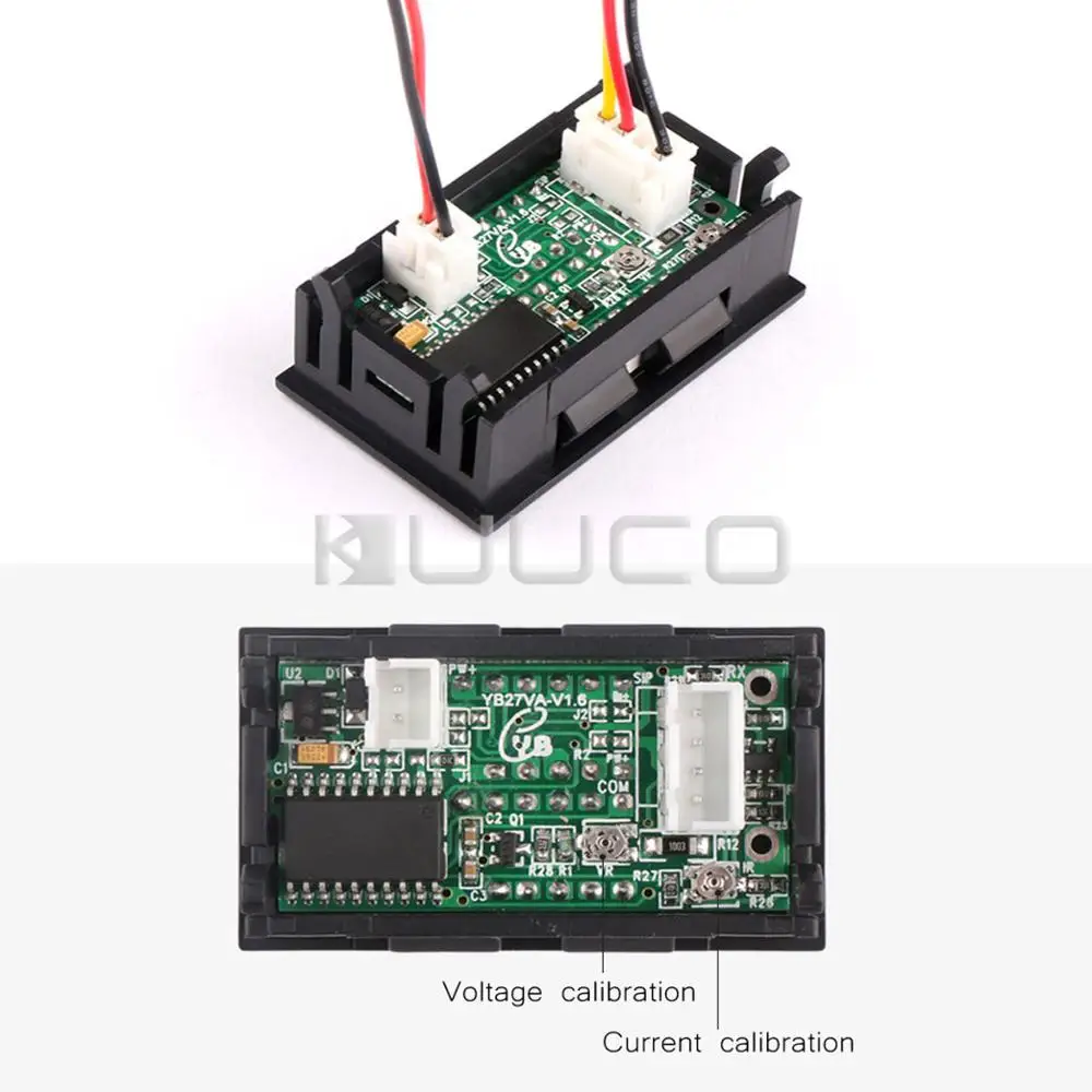 

5 PCS/LOT Tester DC 0 ~100V/100A Voltmeter Ammeter/Dual Display Panel Meter DC 6V/12V/24V Digital Meter With Current Shunt