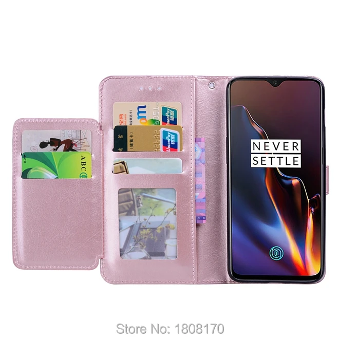 Многофункциональный кожаный чехол-кошелек C-Ku Crazy Horse Mad для Oneplus 6 T чехлы-футляры