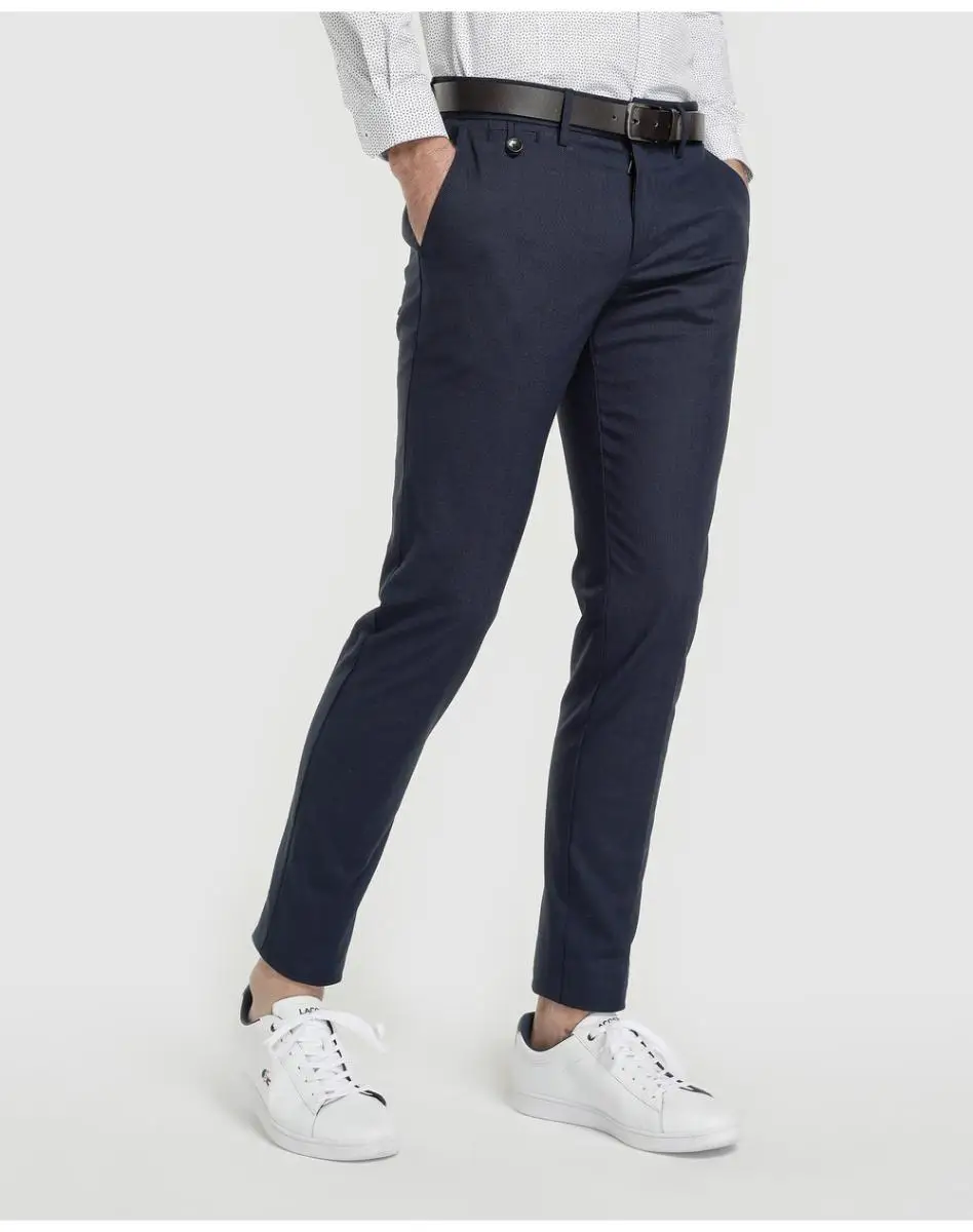 Мужская облегающая одежда темно синего цвета Formula young|Узкие брюки| |