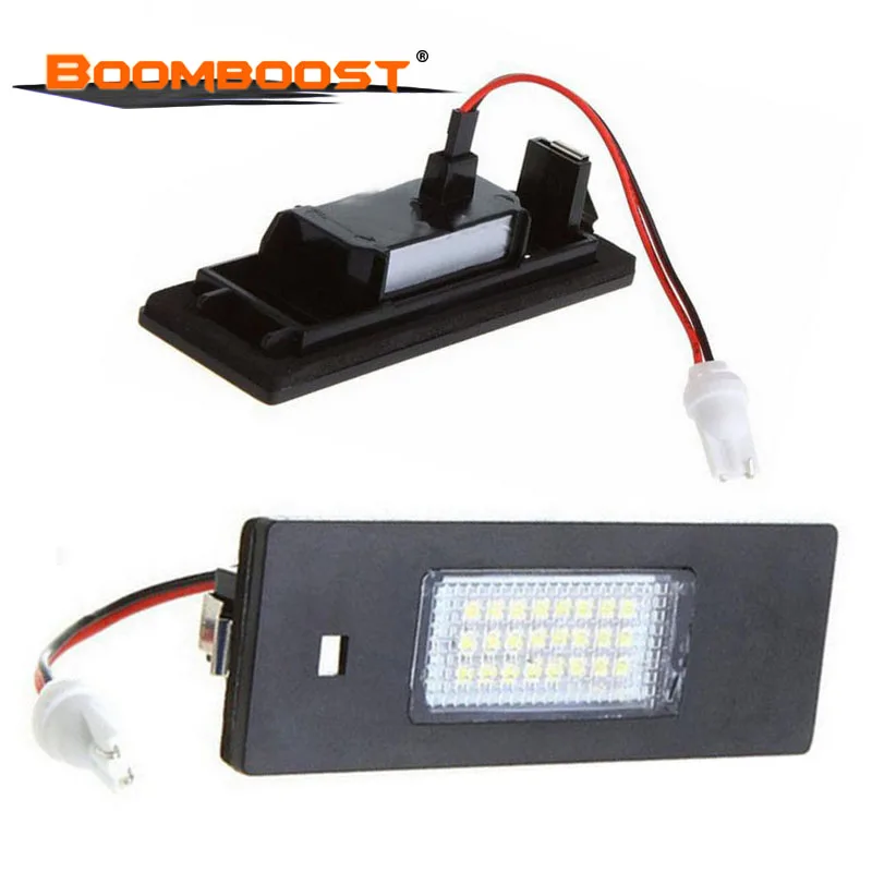 Автомобильные светодиодные лампы номерного знака 2 шт. 3528 SMD белый номерной знак