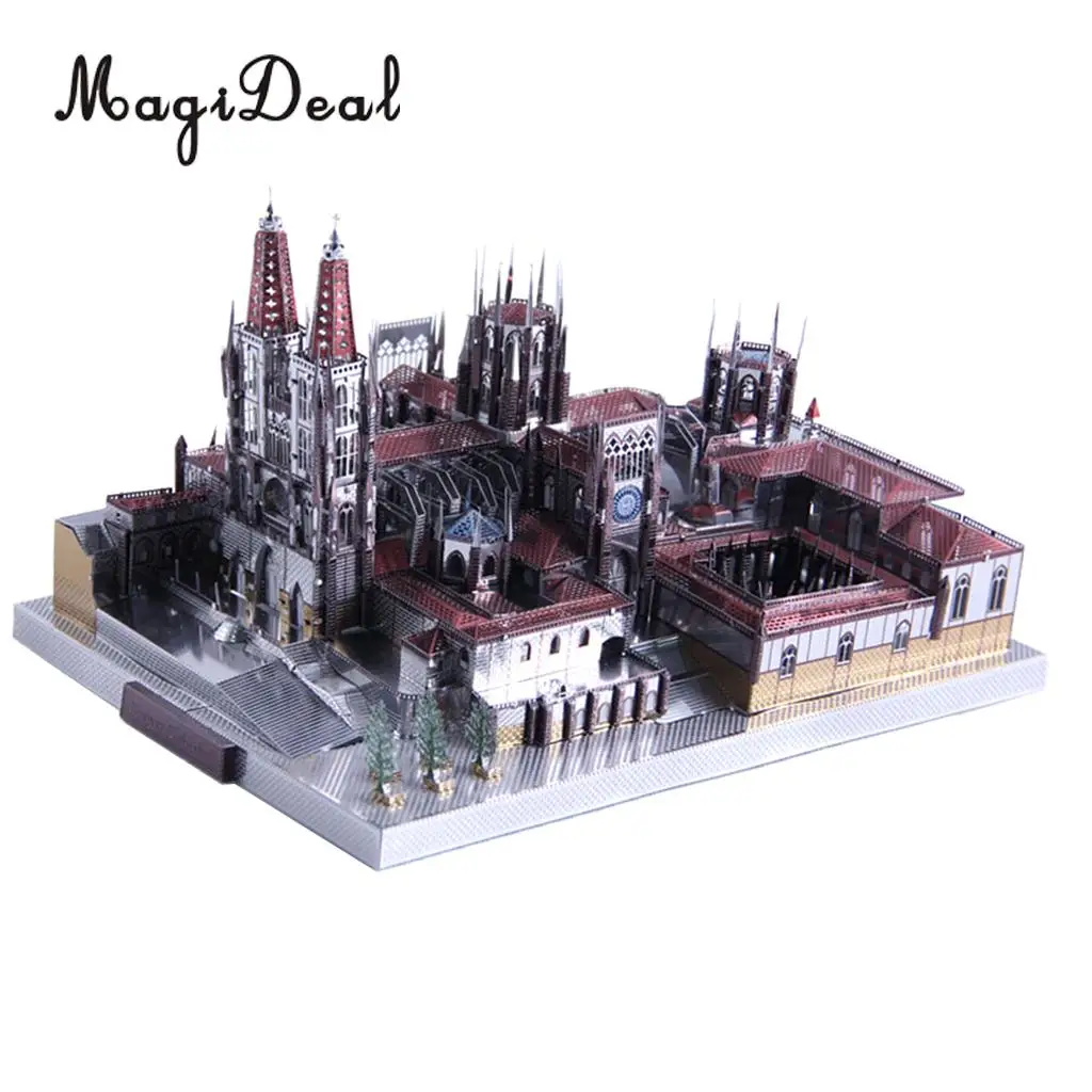 

229 Pieces 3D Metal Art Sculpture Model Assembly Kits - Burgos Cathedral