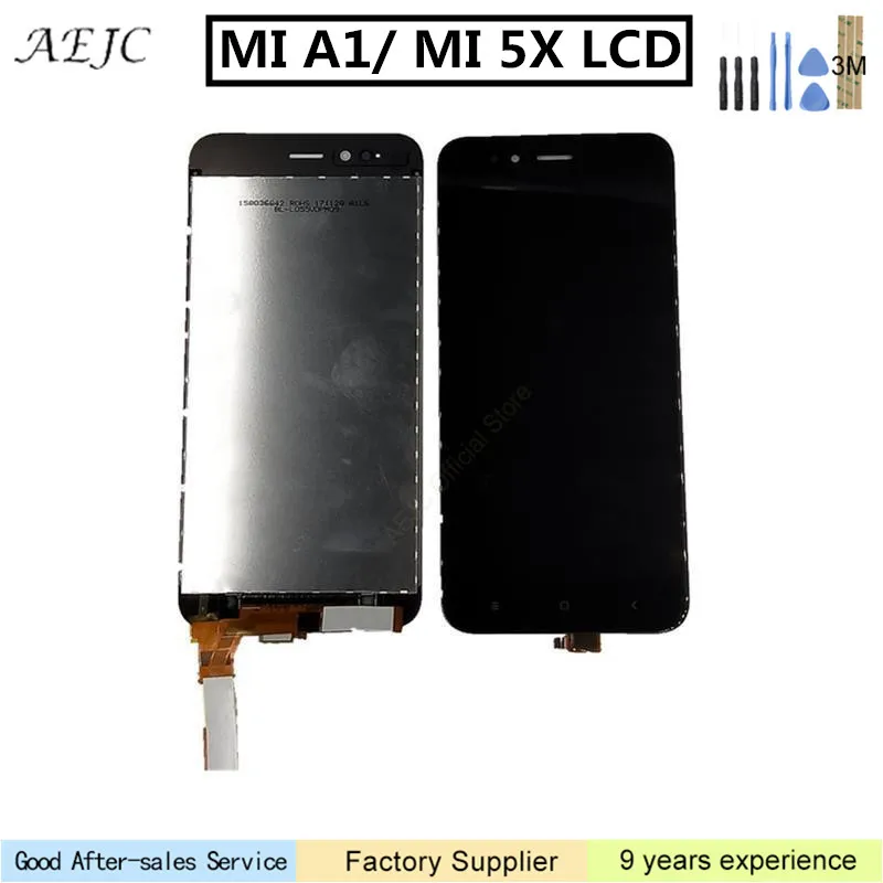 Для Xiaomi Mi A1 ЖК дисплей кодирующий преобразователь сенсорного экрана в сборе
