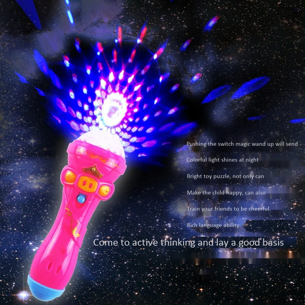 Детская креативная вспышка Беспроводная Музыка Караоке Пение светящаяся