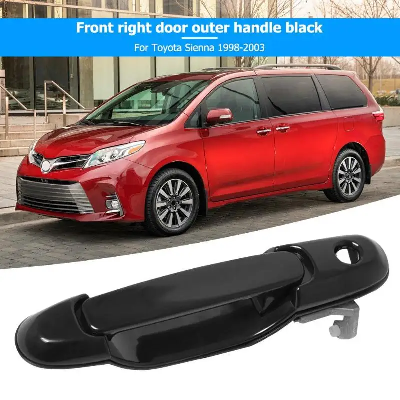 VODOOL передняя левая/правая внешняя дверная ручка 69210 08010 для Toyota Sienna 1998 2003 сменная