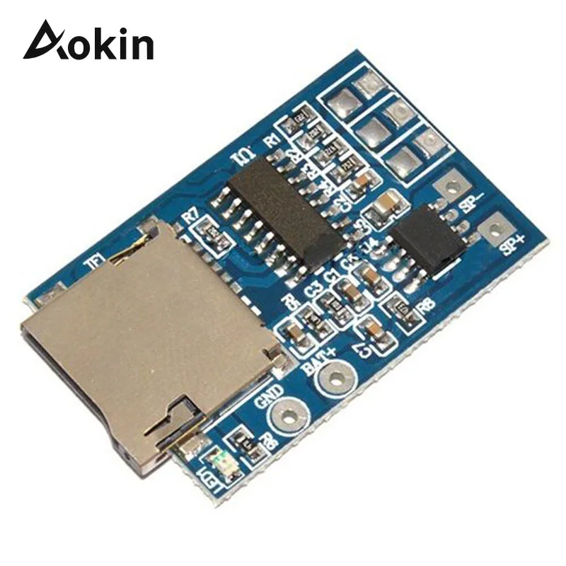 GPD2846A tf-карта MP3 декодер плата 2 Вт модуль усилителя для Arduino GM блок питания Mp3 Uncork