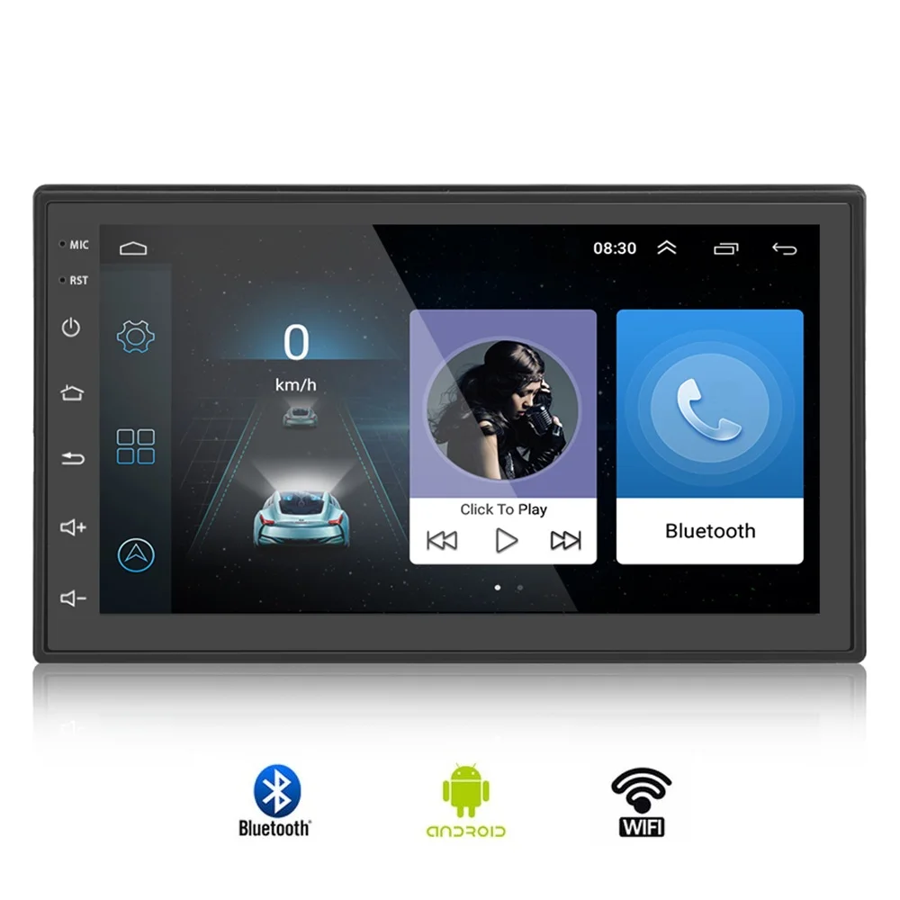 ML CK1018 Универсальный 2 DIN Автомобильный мультимедийный плеер 7 0 ''Bluetooth Android 6 dvd FM
