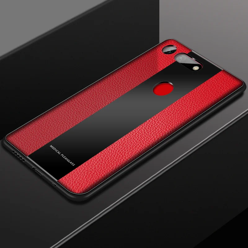 Чехол для Huawei Honor V20 Роскошный чехол из искусственной кожи с задней крышкой