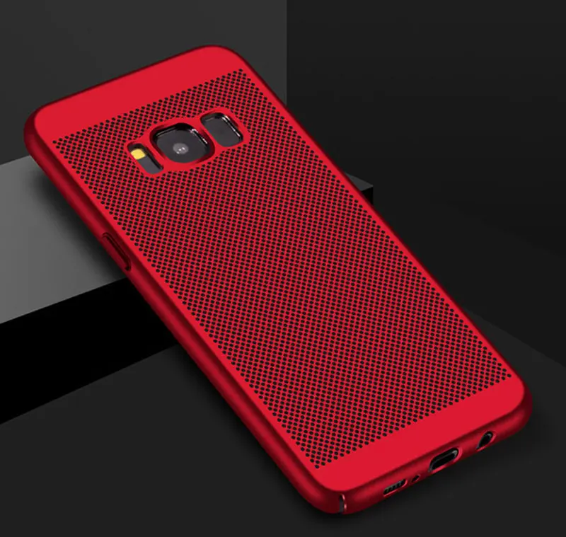 Breathable Cooling Case For Samsung Galaxy S10E S10 plus A50 M20 Note 5 8 9 J8//J6/J4/A6 A750 2018 A6plus J7 J700 J5 J500 2015 |