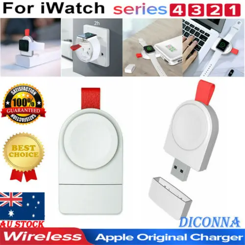 AU портативное беспроводное магнитное USB быстрое зарядное устройство для Apple Watch