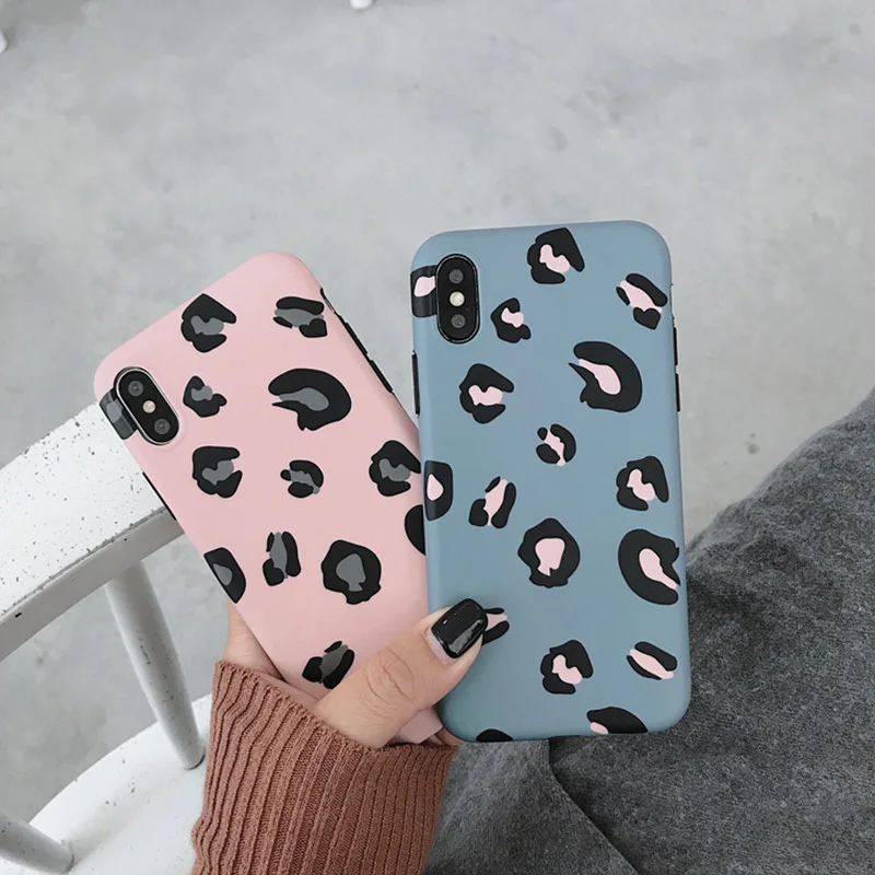 Fashion Colorful Leopard Print Phone Case For Iphone Xs Max Xr X 6 6s 7 8 Plus Back Cover Luxury Soft Cases Capa |