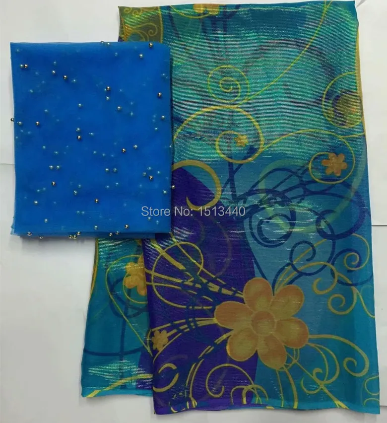 NSL81217-1. very nice African burnout fabric Nigerian sewing 5yards+2yards silk lace suit. | Дом и сад