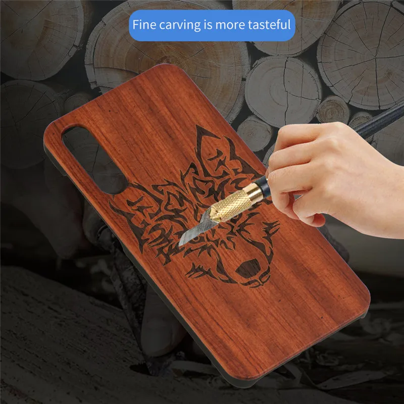 Huawei P20 Pro Wood Case Natural Back Cover Hard for P20Pro Lite Real Wooden Phone Cases | Мобильные телефоны и