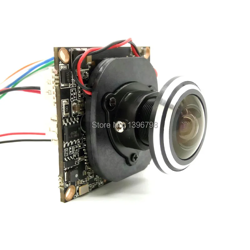 2MP H.264/H.265 IP камера модуль 1080P Мини CCTV 360 градусов широкоугольный Рыбий глаз