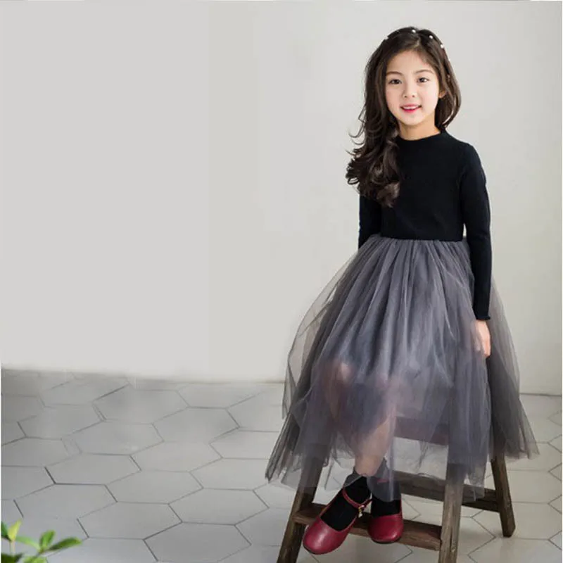 Вечерние платья для маленьких девочек на весну и осень элегантное вечернее