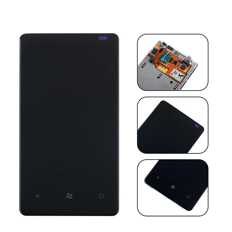 ЖК-дисплей и сенсорный экран Alesser для Nokia Lumia 800 сменный дигитайзер в сборе N800 +