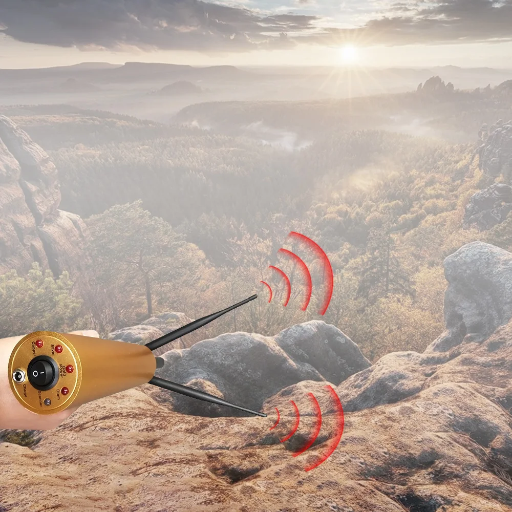 Большой диапазон меди подземный АКС 3D металлоискатель Алмаз Золото Серебро