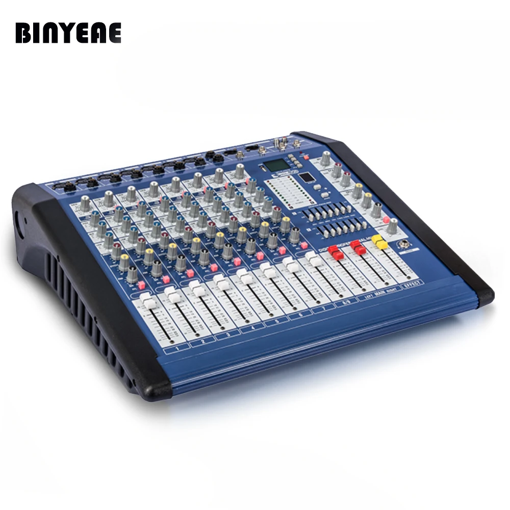9 канальный караоке DJ микшер Музыкальный 700 Вт аудио консоль MPQ900 профессиональная